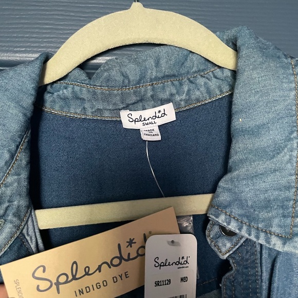 Splendid Denim Romper NEW - Picture 4 of 4